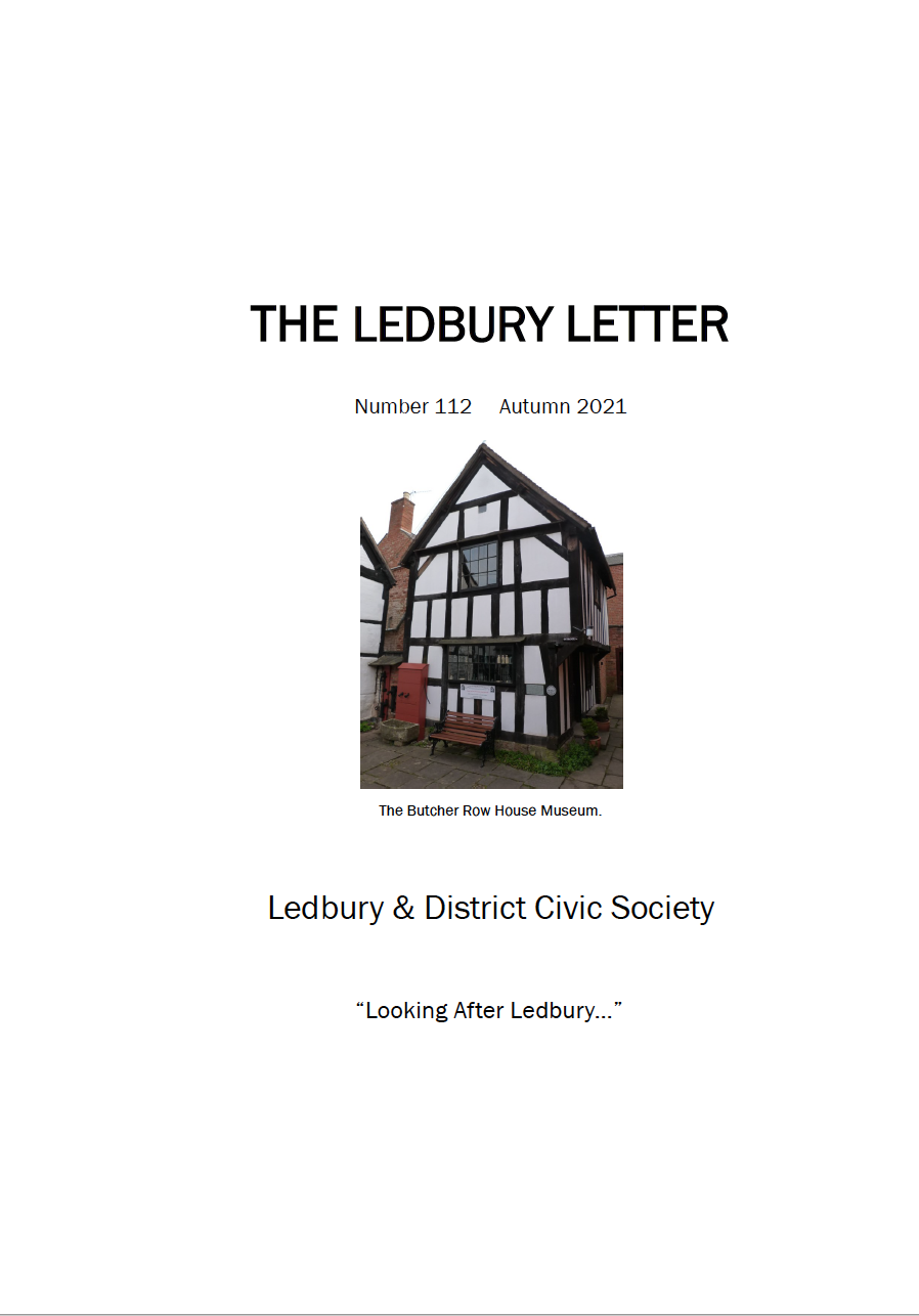 The front cover of the Spring 2021 edition of The Ledbury Letter